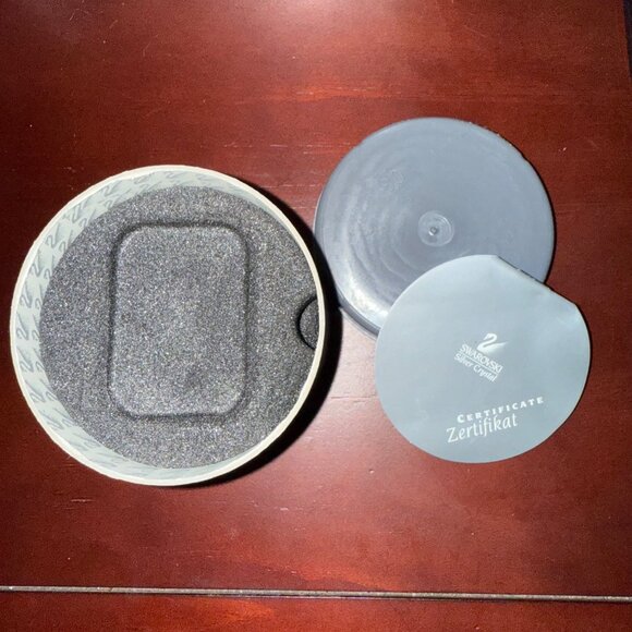 Swarovski Silver Crystal Bear Honey Pot Figurine with Certificate - Picture 7 of 8